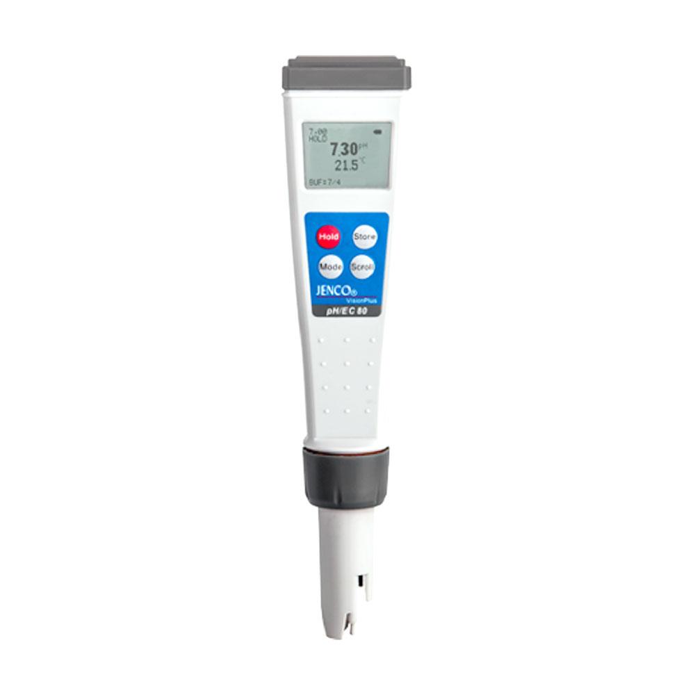 JENCO pH/EC80 – pH/EC/TDS/Salt/Temp Pocket Tester